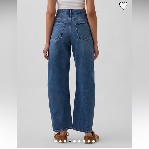 GAP Barrel High Rise Blue Jeans - Picture 7 of 7